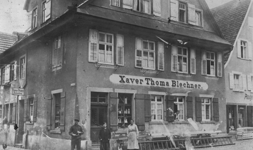Der alte Standort von Fus und Sohn in der Haslacher Innenstadt